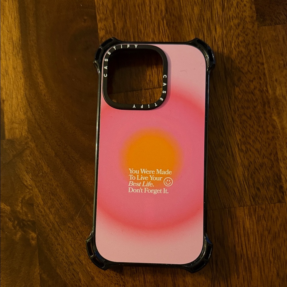 Casetify Pink iPhone 16 pro Case
